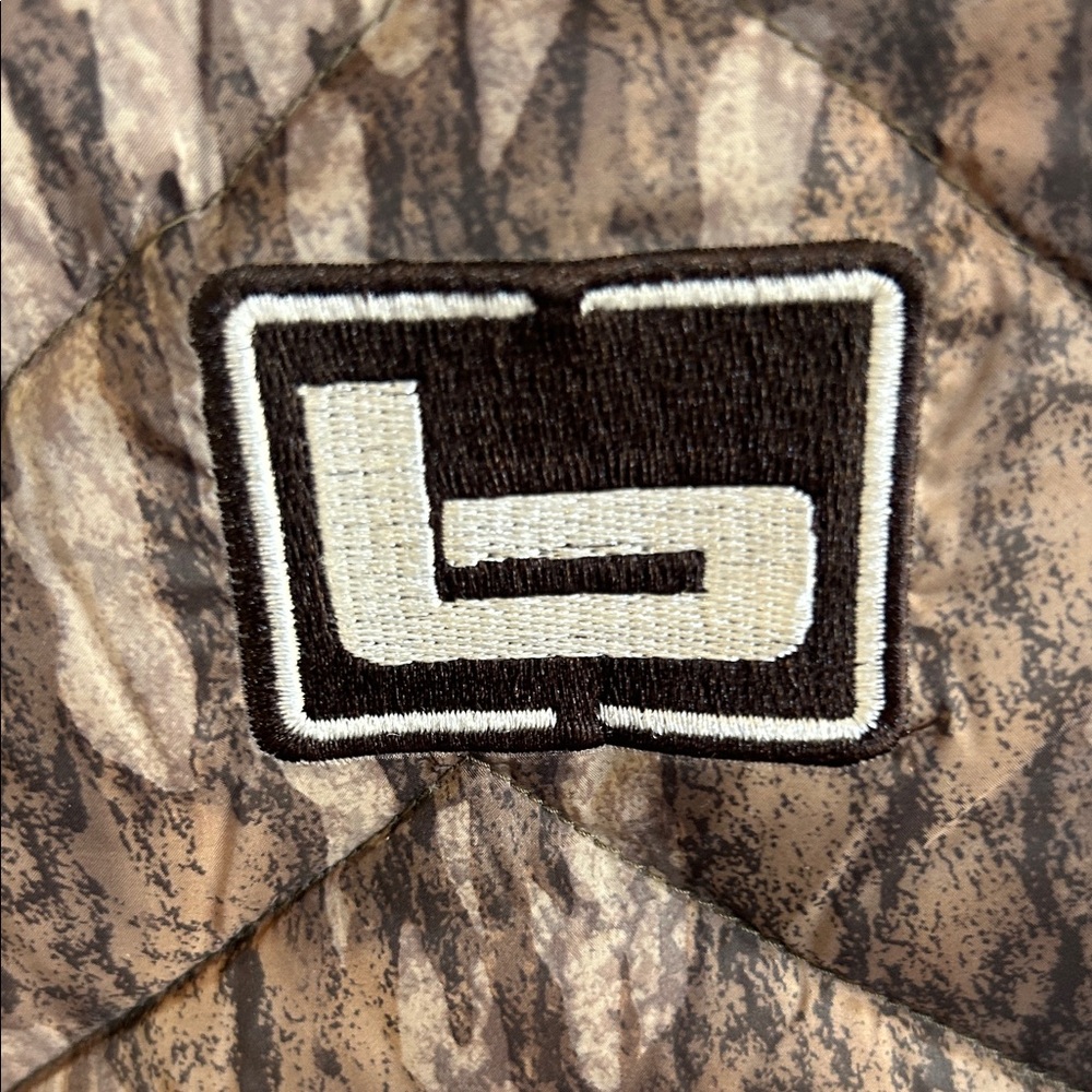 Brown Banded Camouflage Puffer Jacket - Picture 6 of 10